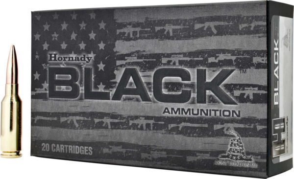 Hornady BLACK 6mm ARC 105 Grain Boat-Tail Hollow Point Match Centerfire Rifle Ammunition