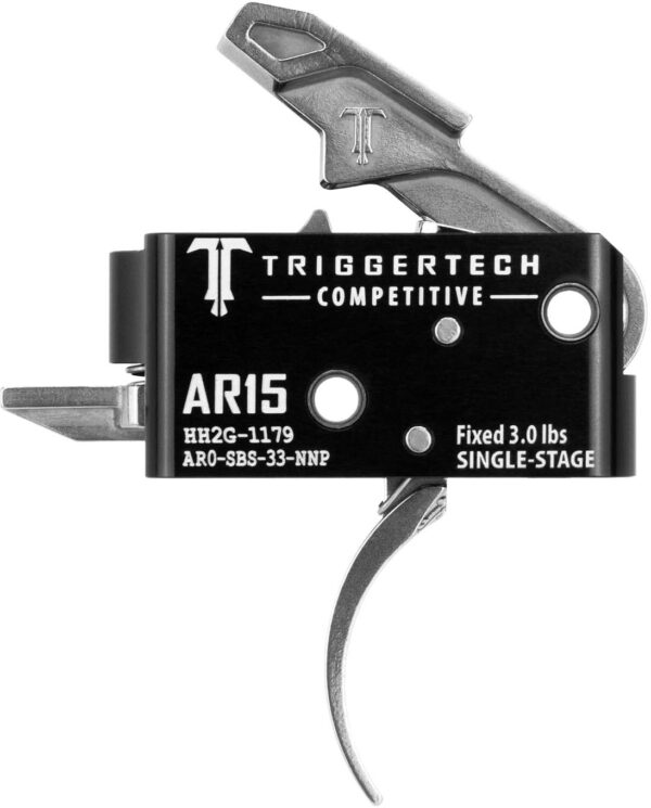 Triggertech AR15 Single-Stage Competitive Pro Curved Trigger